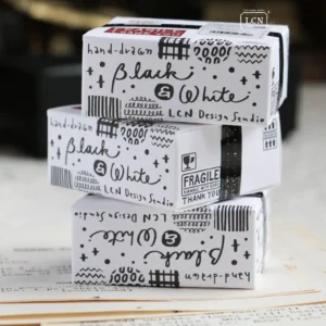 LCN – Lin Chia Ning – Sticker Club – BLACK & WHITE – Sticker Set Box