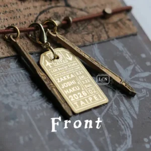 LCN – Lin Chia Ning – Zakka Joshi Haku Taipei – LIMITED EDITION Brass Charm