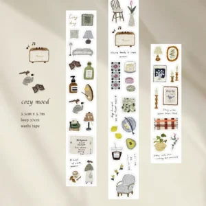 PION - Cozy Mood - Kiss-cut Washi Tape