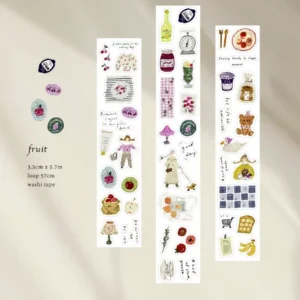 PION - Fruit - Kiss-cut Washi Tape