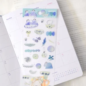 DODOLULU – Waves of Blue – Matte Sticker Sheet