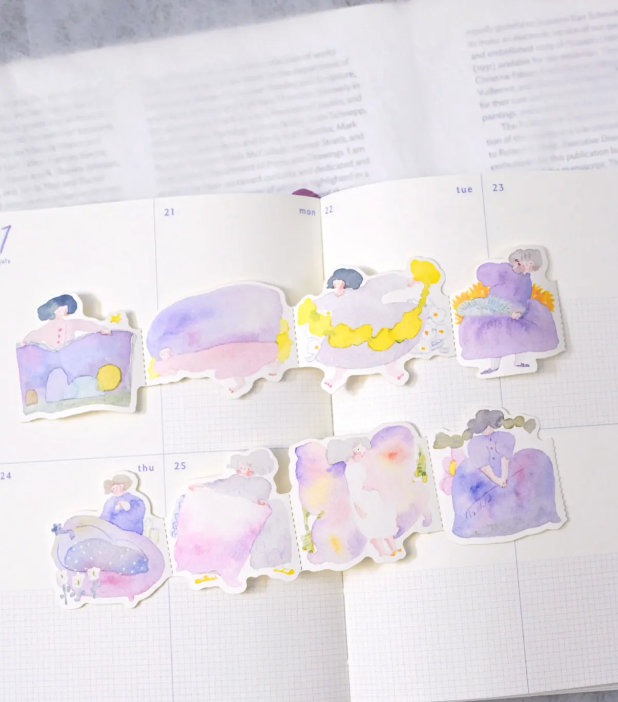 DODOLULU - Easy Afternoon - Memo Sticker Roll