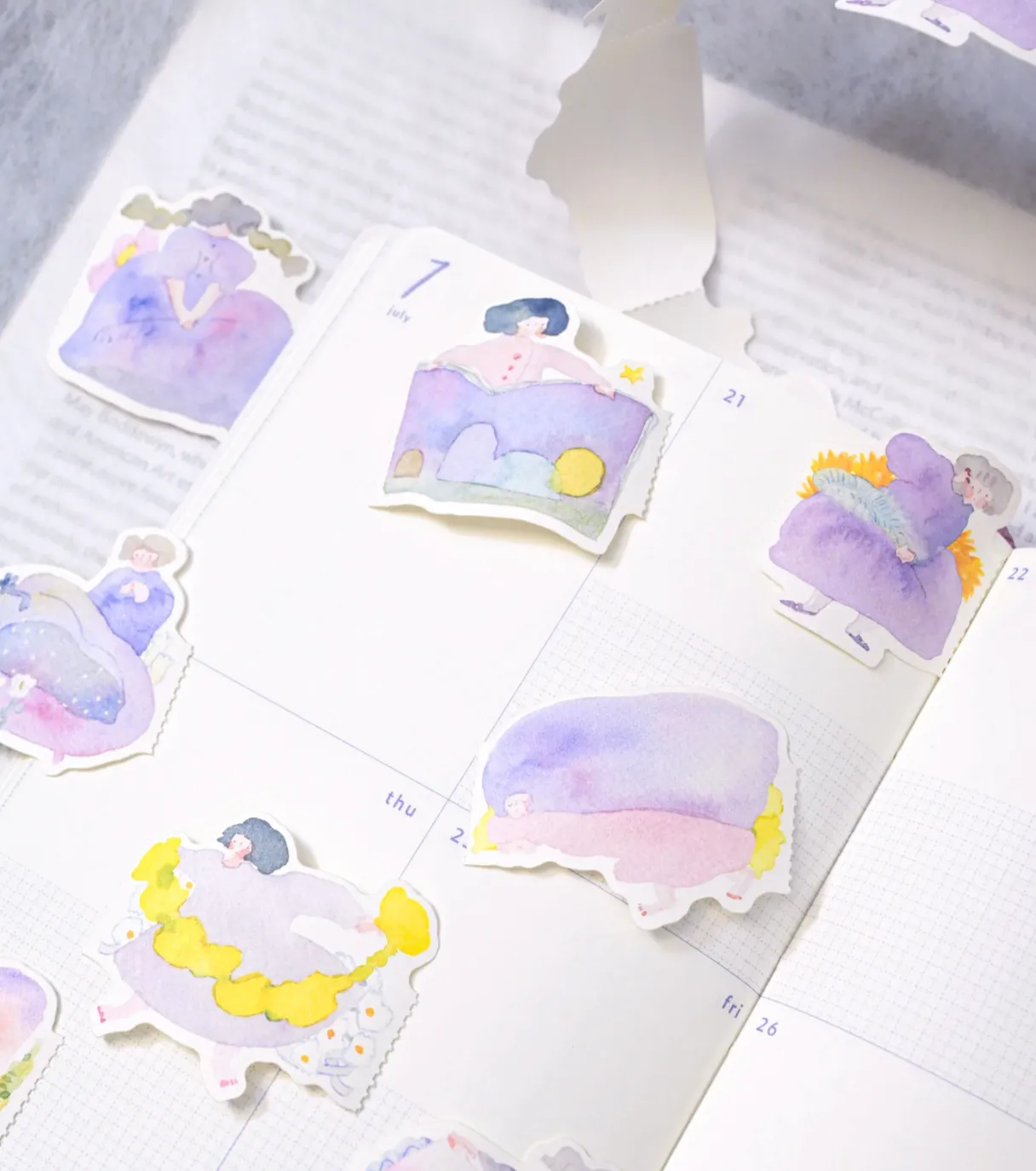 DODOLULU - Easy Afternoon - Memo Sticker Roll
