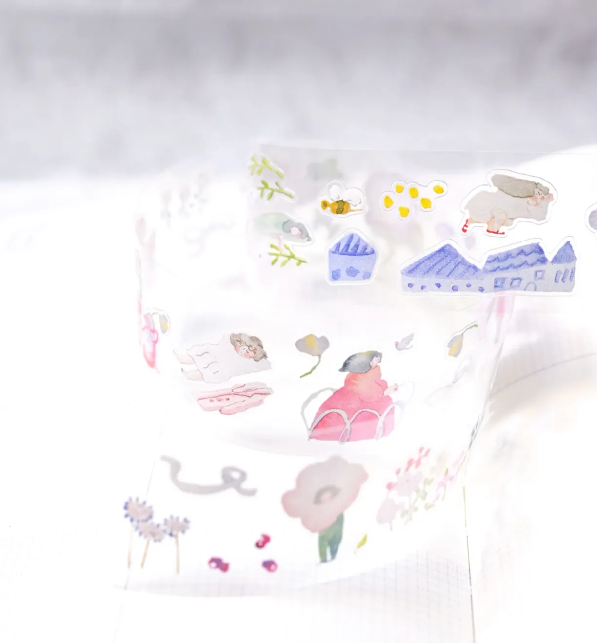 DODOLULU - When Birds Sing - Pre-cut Clear Sticker Roll
