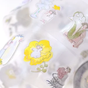 DODOLULU - Nestled in Green - Pre-cut Clear Sticker Roll