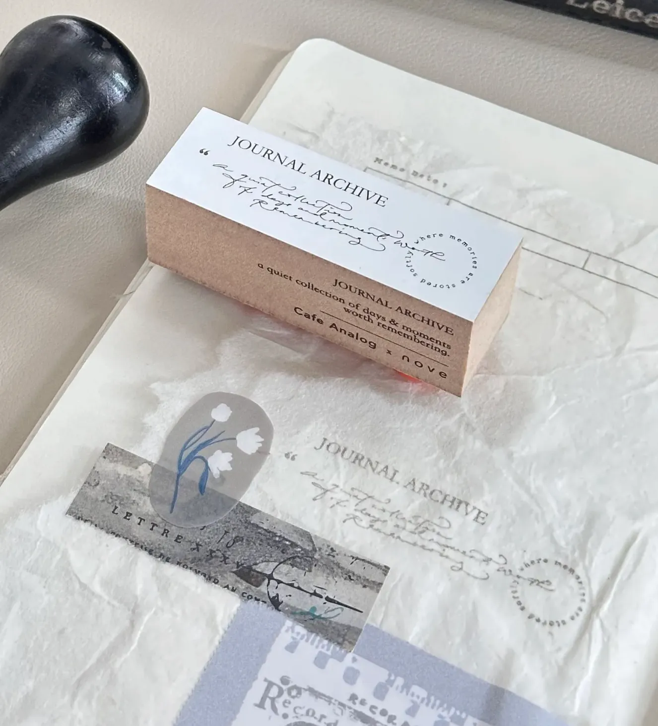 Cafe Analog x NOVE - Journal Archive - Exclusive Stamp