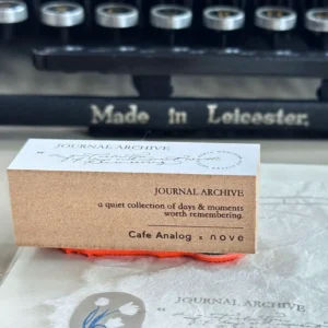 Cafe Analog x NOVE - Journal Archive - Exclusive Stamp
