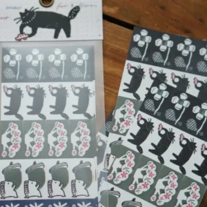Ivy Snow - Fur & Flora - Label Sticker Sheet