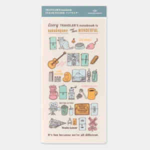 2027 – TRC Traveler’s Notebook – Clear Folder – Regular Size