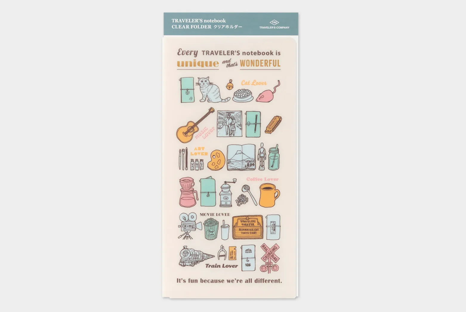 2027 - TRC Traveler's Notebook - Clear Folder - Regular Size