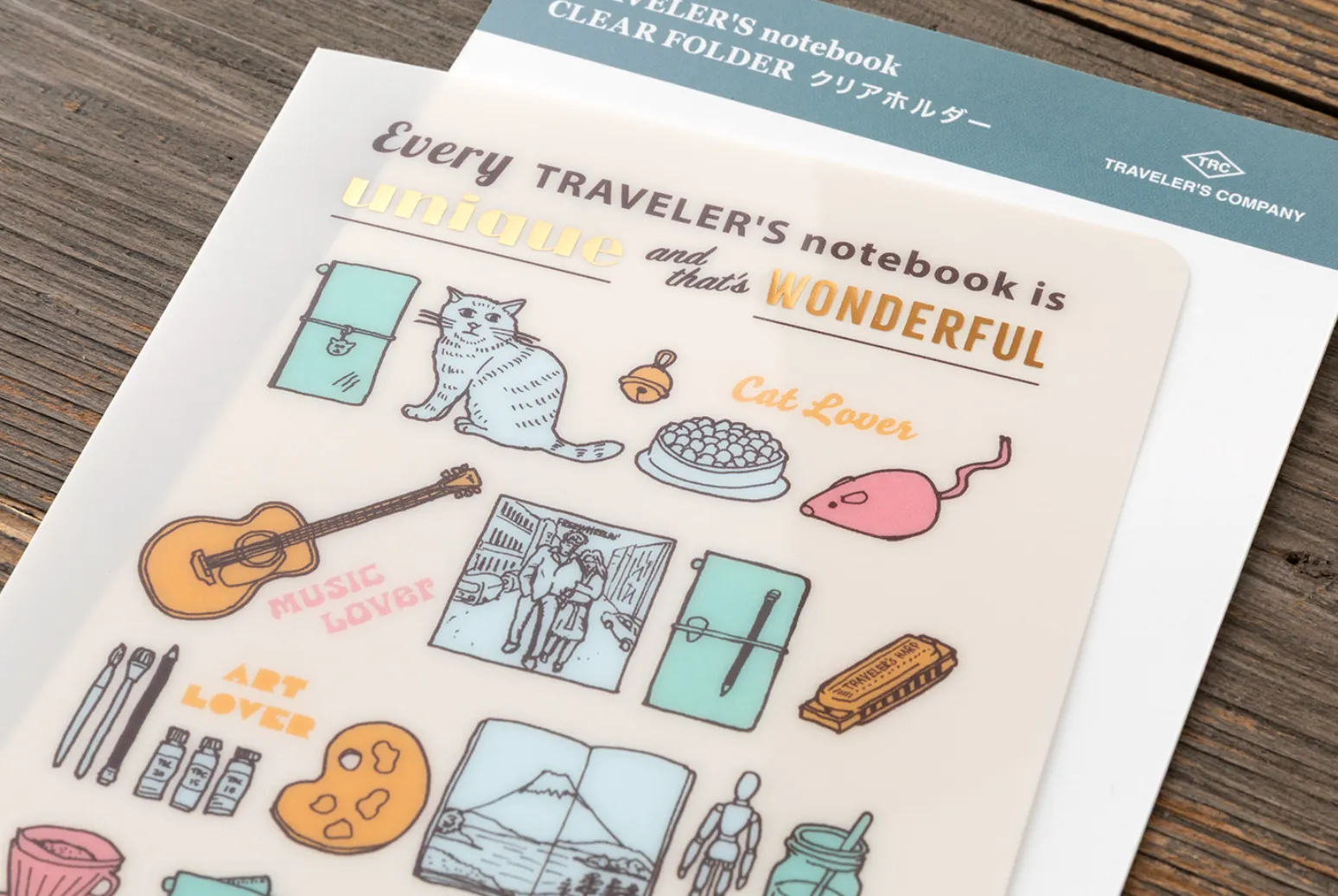 2027 - TRC Traveler's Notebook - Clear Folder - Regular Size