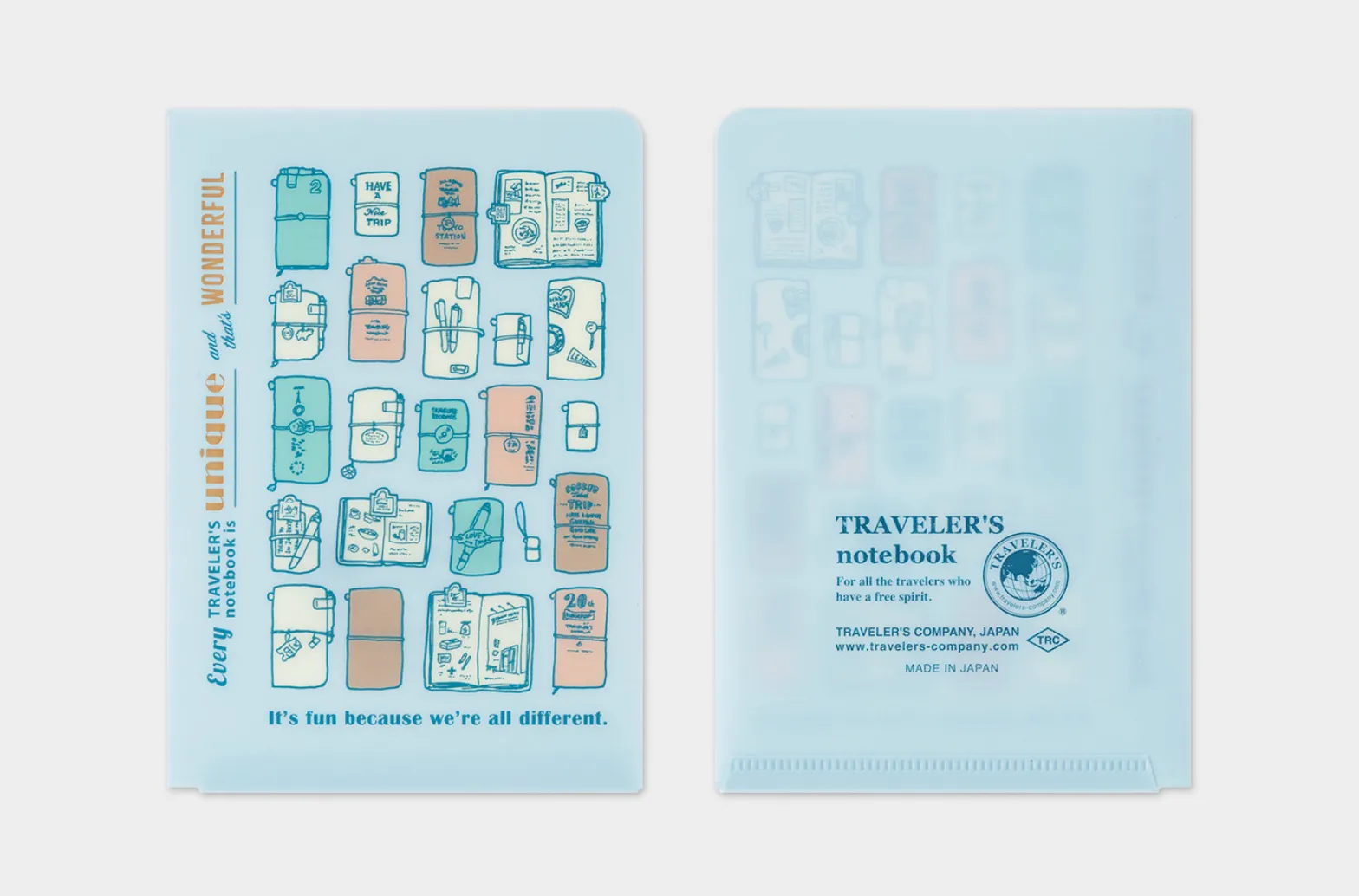 2027 - TRC Traveler's Notebook - Clear Folder - Passport Size