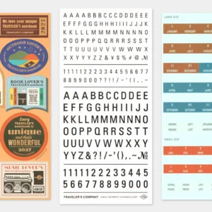 2027 - TRC Traveler's Notebook - Customized Sticker Set
