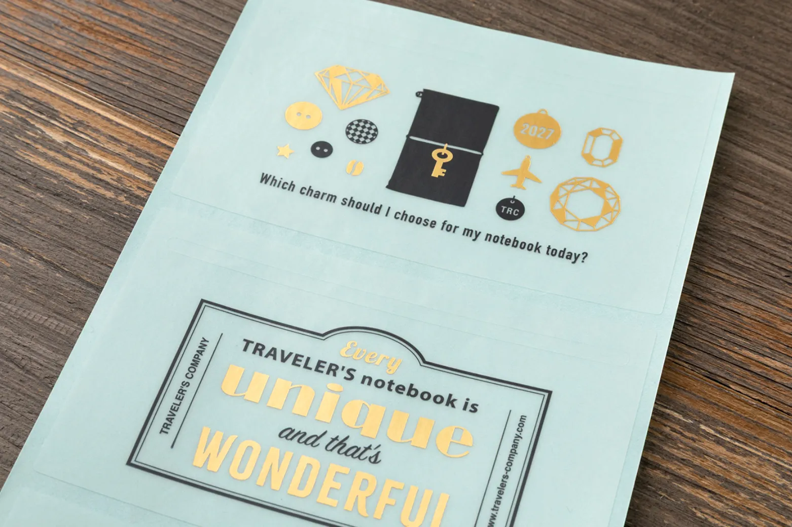 2027 - TRC Traveler's Notebook - Customized Sticker Set