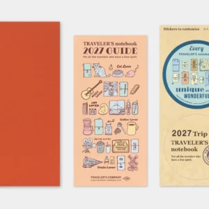2027 - TRC Traveler's Notebook - Monthly Diary - Regular Size