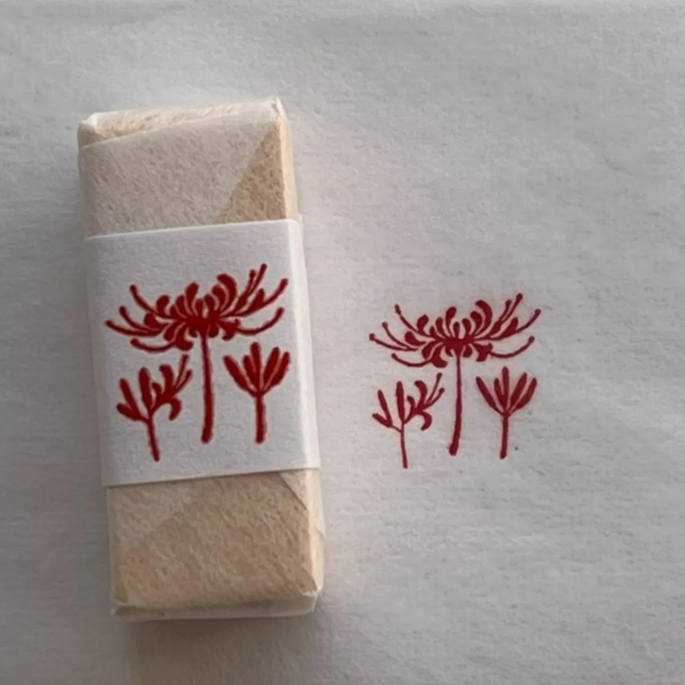 Kobo-Ren - Higanbana (Red Spider Lilies) - Exclusive Stamp