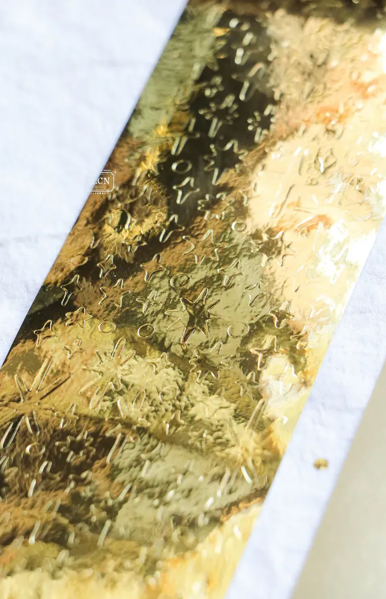 LCN - Lin Chia Ning - Star Glossy Gold - Kiss-cut PET Tape