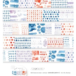 LCN - Lin Chia Ning - Watercolor Pattern 2 - Washi Tape