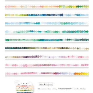 LCN - Lin Chia Ning - Watercolor Pattern 4 - Washi Tape