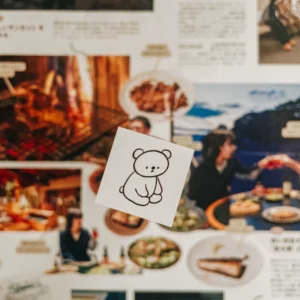 Ranmyu – Bear Sitting Down – Stamp