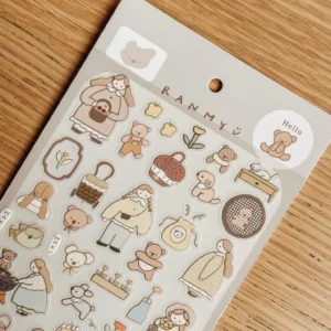 Ranmyu – Hello Bear Home Sweet Home – Sticker Sheet