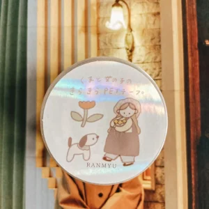 Ranmyu – Bear and Girl – Sparkly Kiss-cut PET Tape