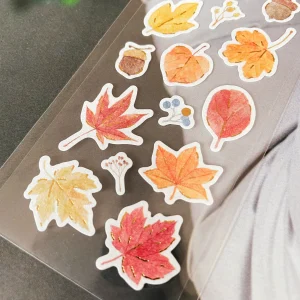 NB - Autumn Leaves - Seal Stickers