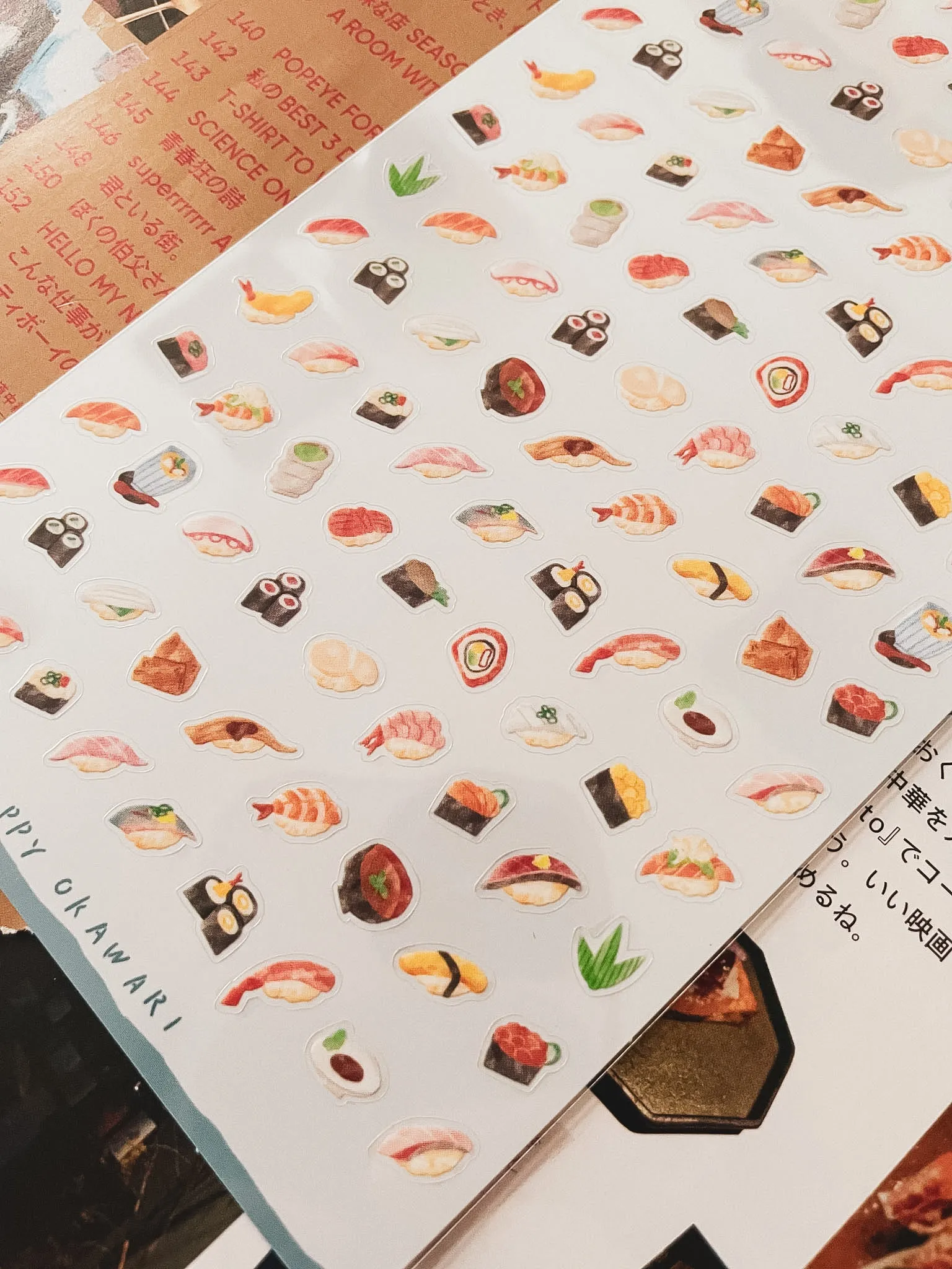 MindWave - Puku Puku Manpuku - Sushi - Sticker