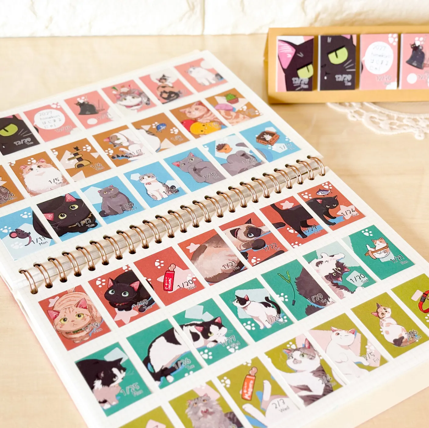 2027 Himekuri - Cat - Calendar