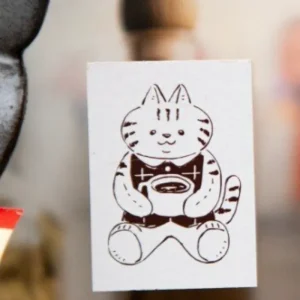OURS Studio – Tea Room – Cat Plushie – Stamp