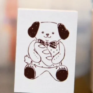 OURS Studio – Tea Room – Dog Plushie – Stamp